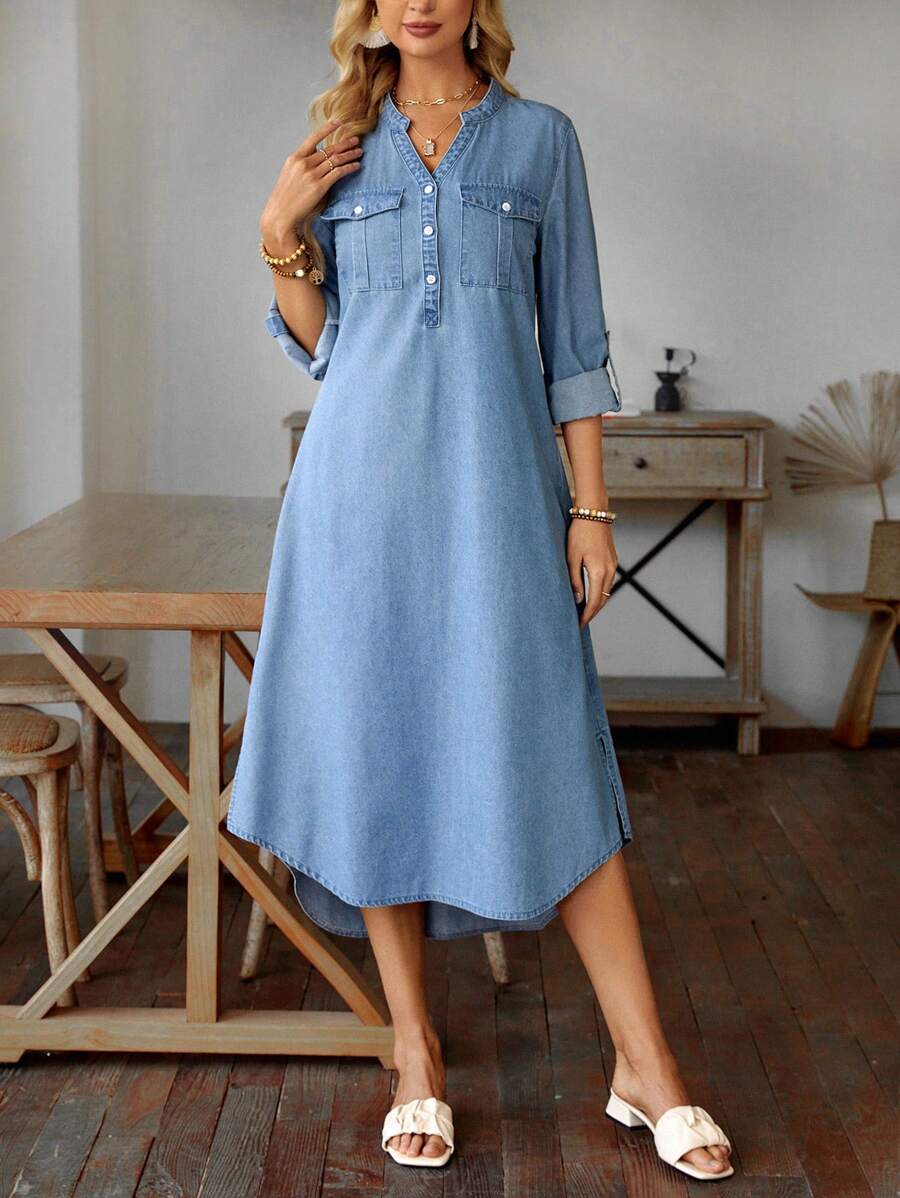 Elma™ Blød Denim Tunika