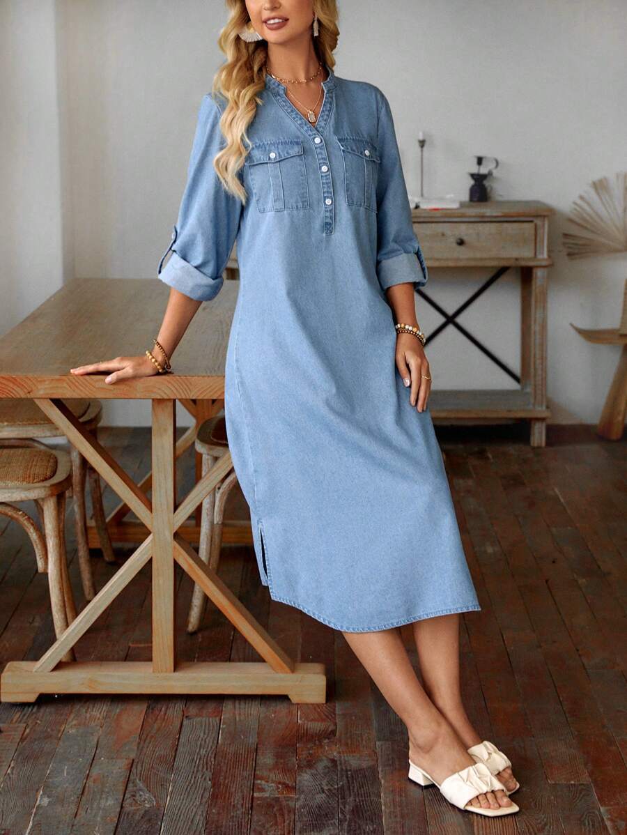 Elma™ Blød Denim Tunika