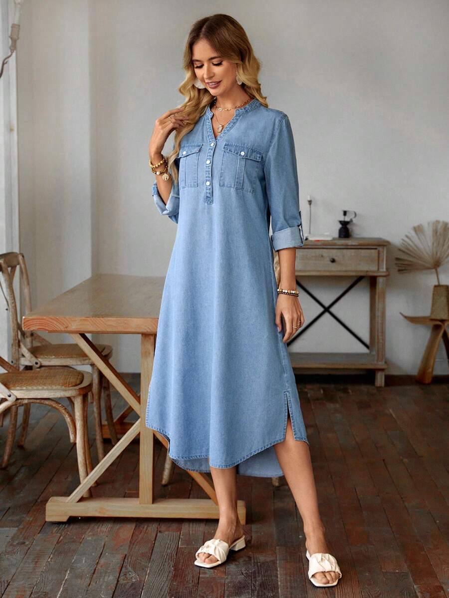 Elma™ Blød Denim Tunika