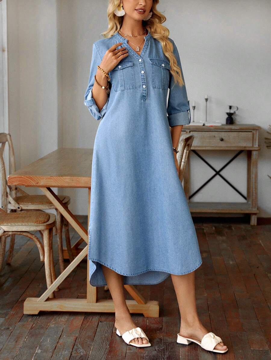 Elma™ Blød Denim Tunika