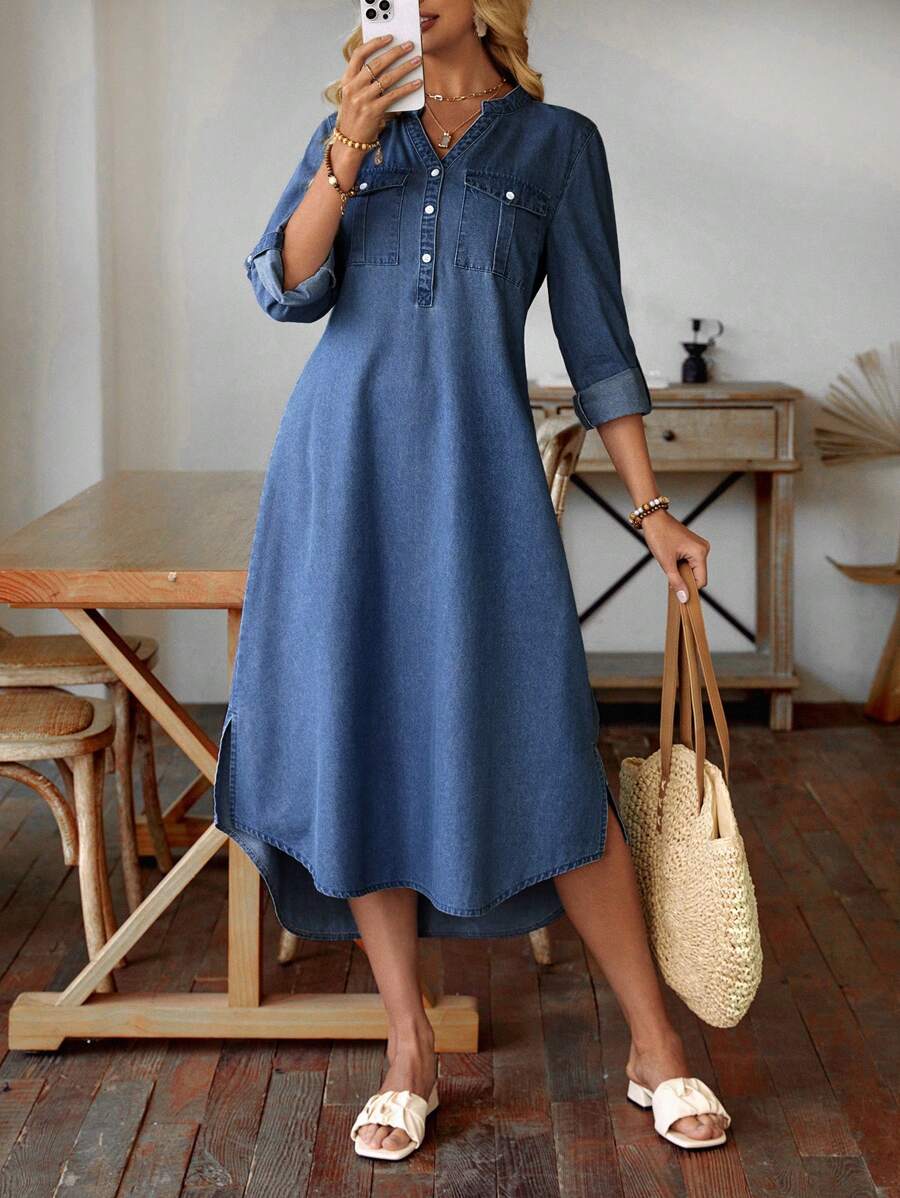 Elma™ Blød Denim Tunika