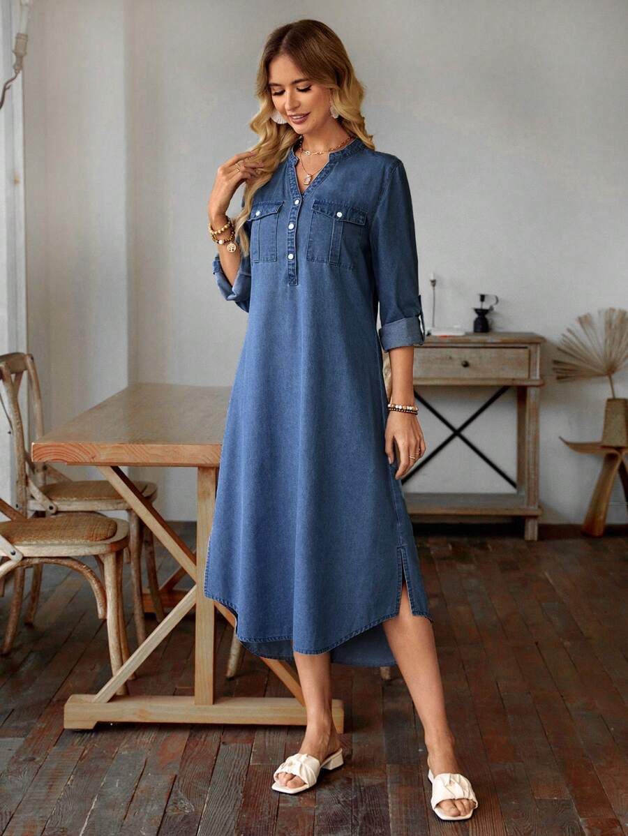 Elma™ Blød Denim Tunika