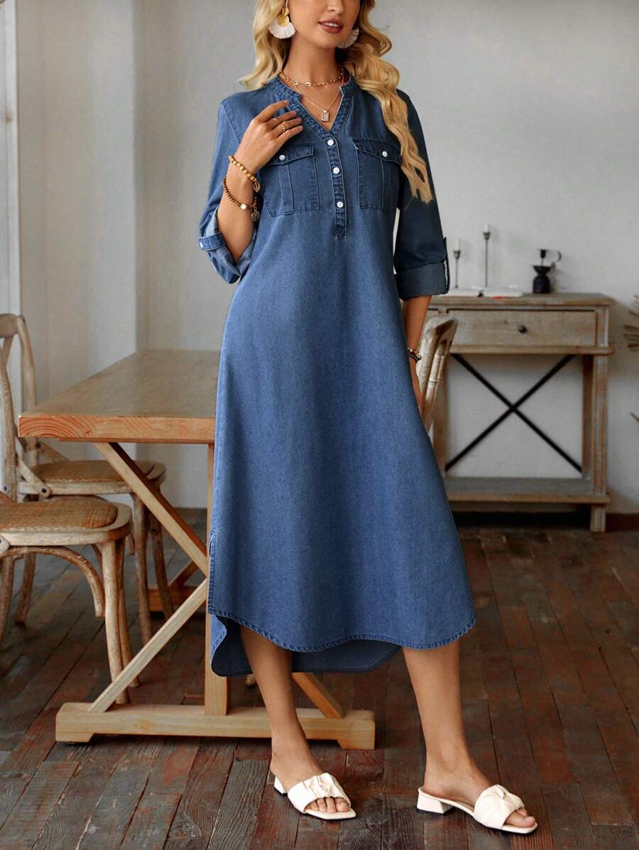 Elma™ Blød Denim Tunika