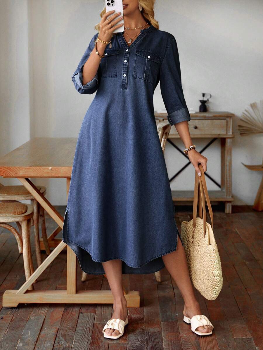 Elma™ Blød Denim Tunika