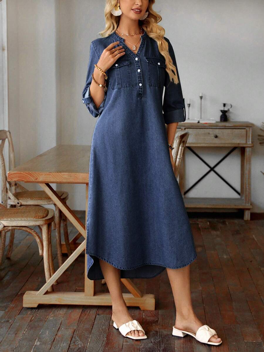 Elma™ Blød Denim Tunika