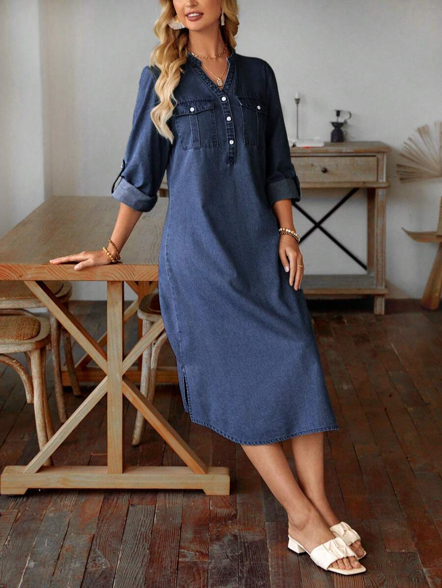 Elma™ Blød Denim Tunika