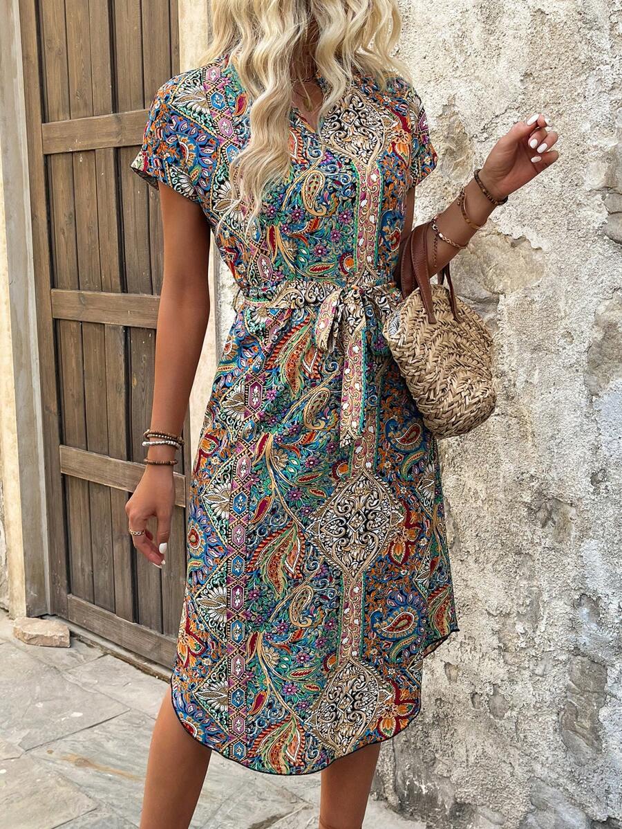 Maria I Kjole med mønster