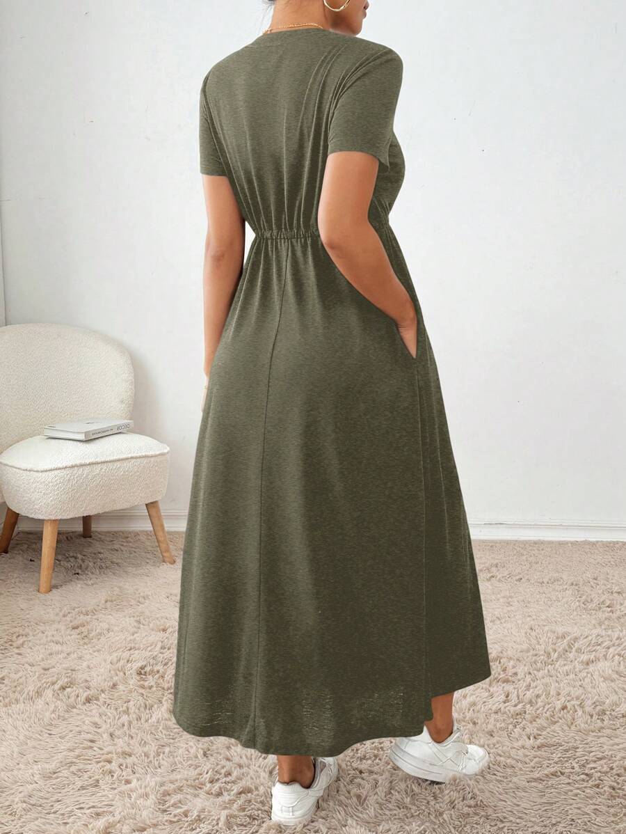 Thyra ™ Hverdagskjole i Armygrøn