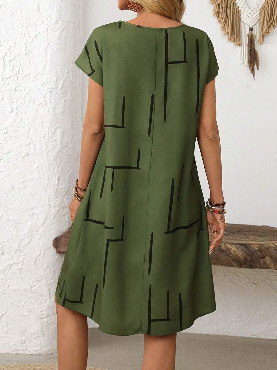 Louise I Kjole med mønster