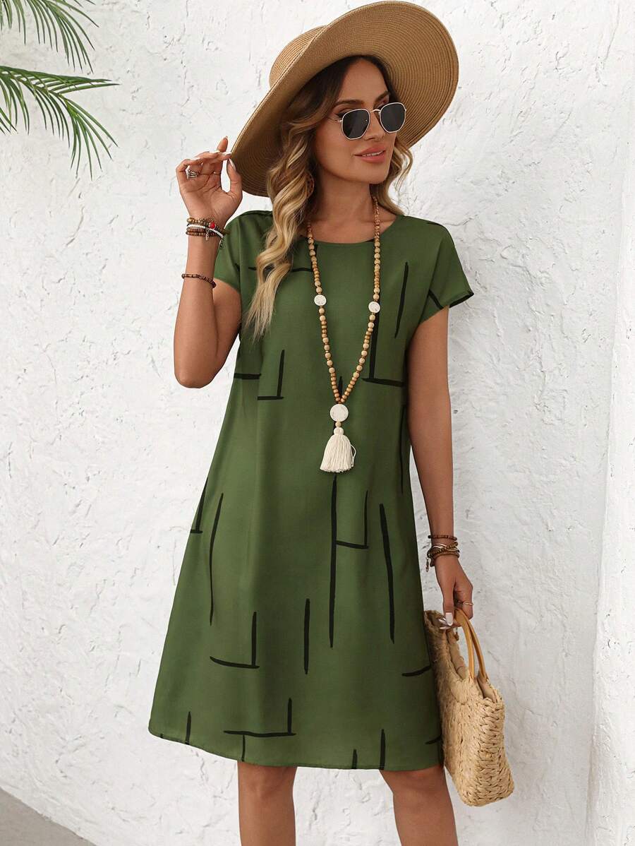 Louise I Kjole med mønster