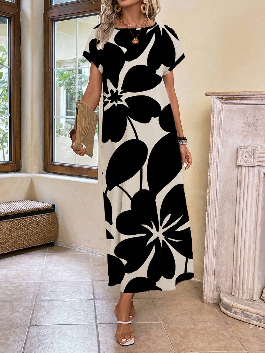 Lisa I Kjole med mønster