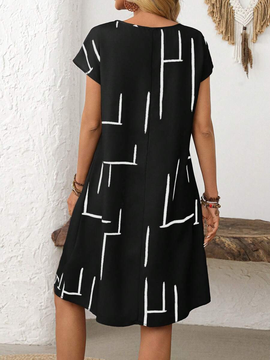 Louise I Kjole med mønster