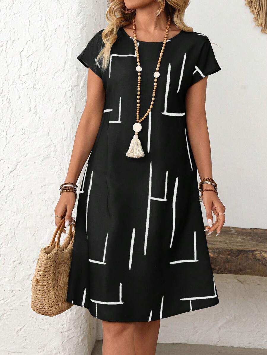 Louise I Kjole med mønster