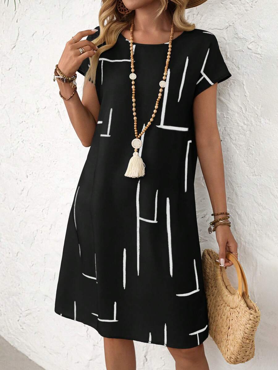 Louise I Kjole med mønster