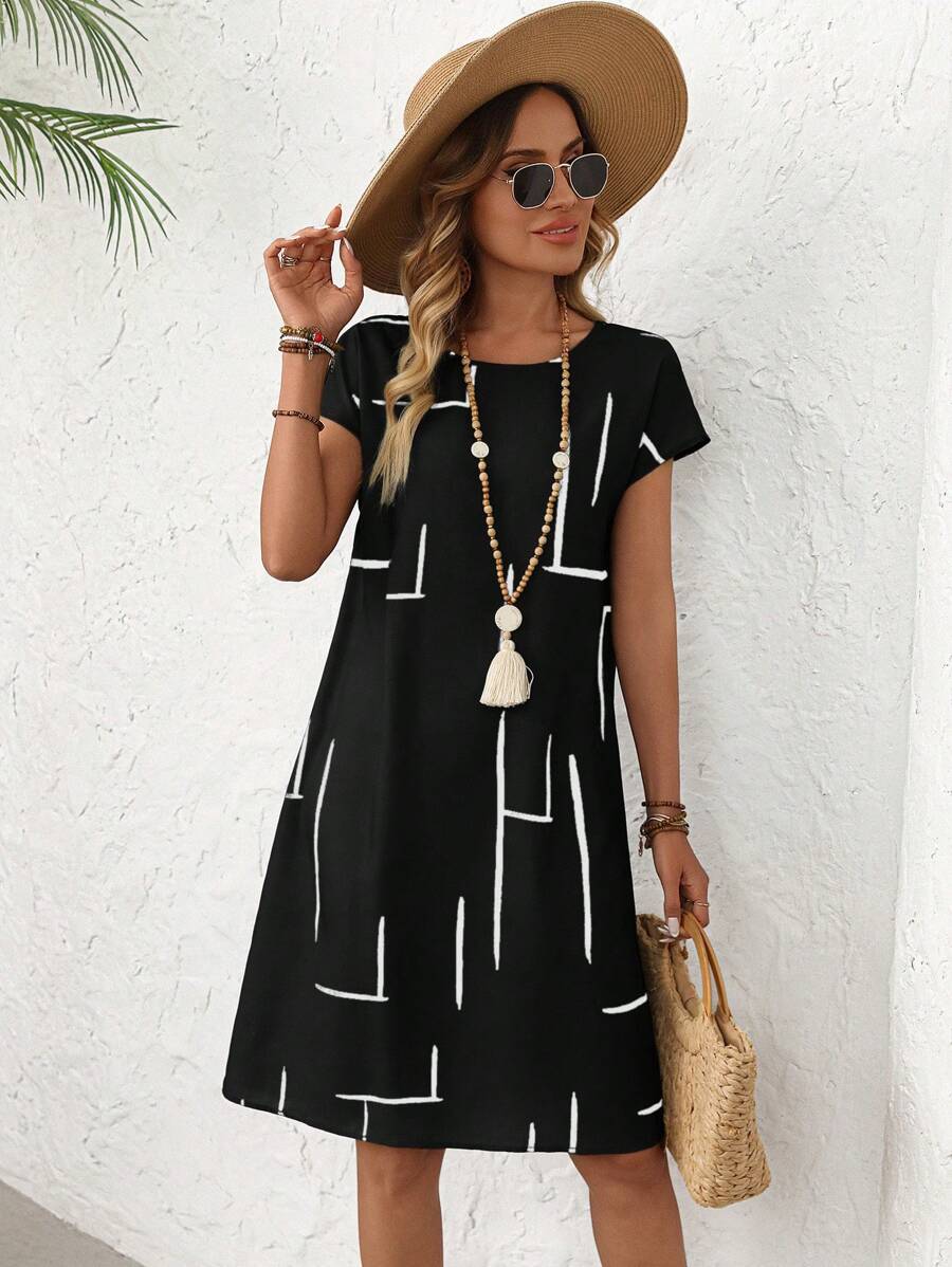 Louise I Kjole med mønster