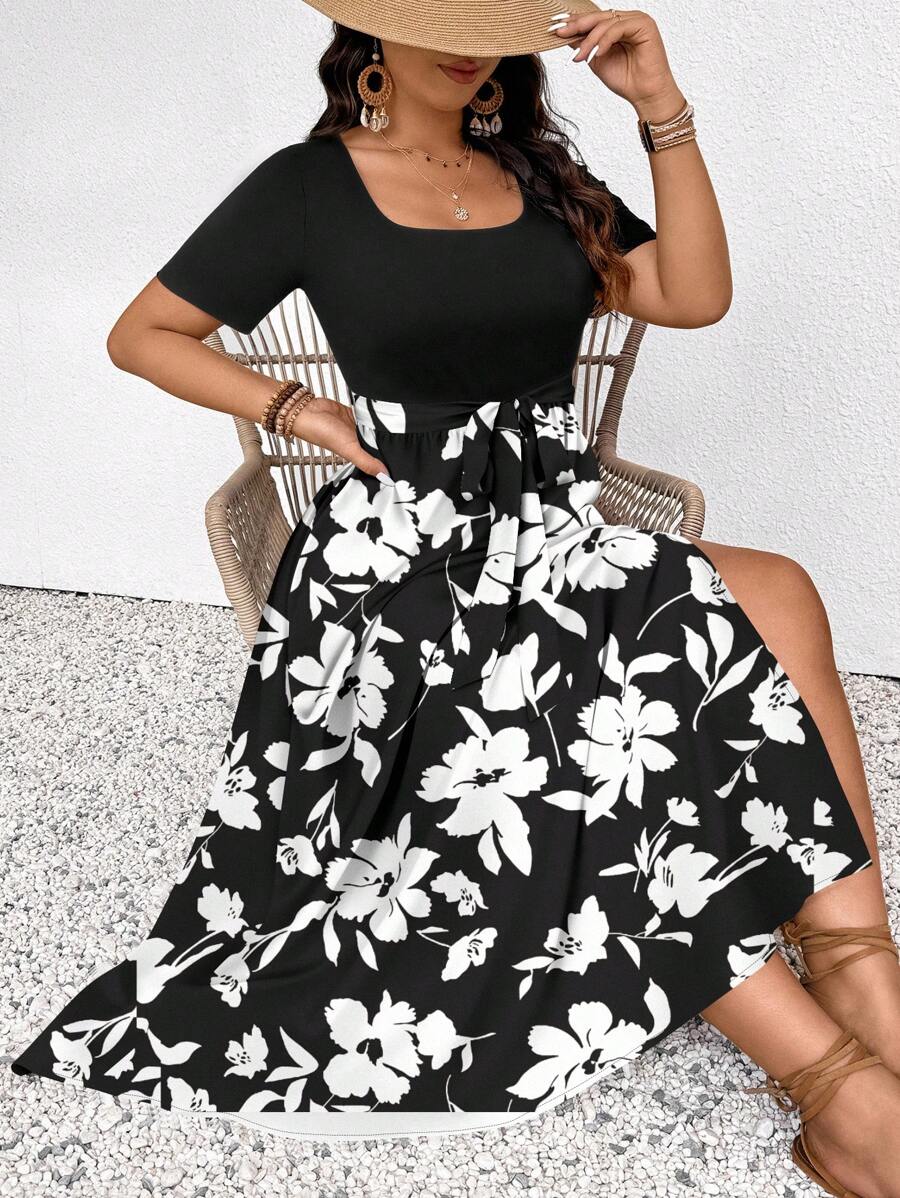 Lea™ I Leopard Illusionskjole