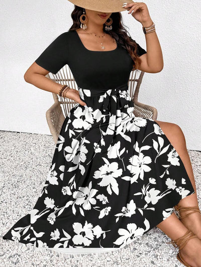 Lea™ I Leopard Illusionskjole