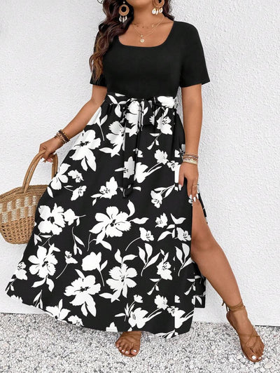 Lea™ I Leopard Illusionskjole