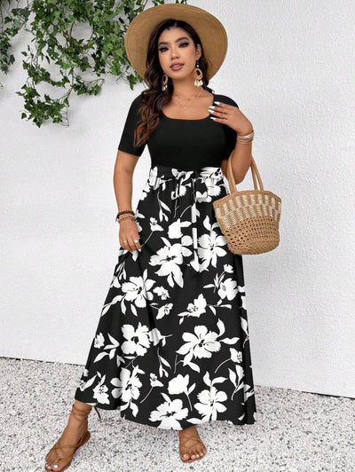 Lea™ I Leopard Illusionskjole