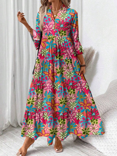 Freja™ Sommerkjole i Planteprin