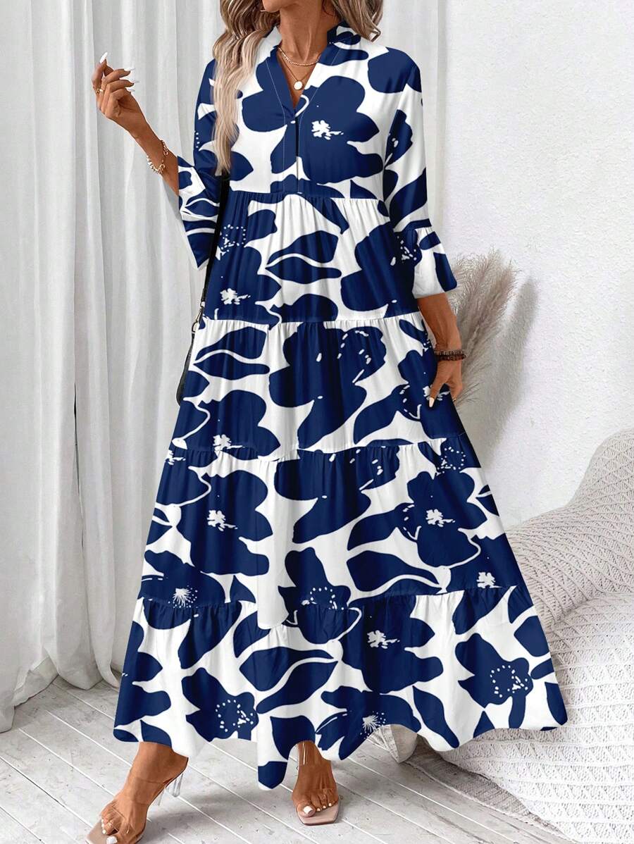 Freja™ Sommerkjole i Planteprin