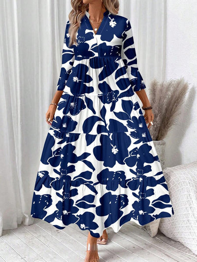 Freja™ Sommerkjole i Planteprin