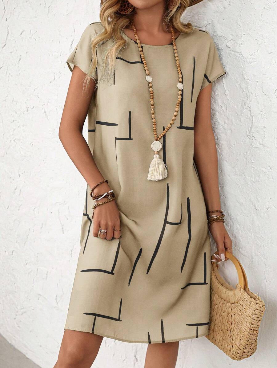 Louise I Kjole med mønster