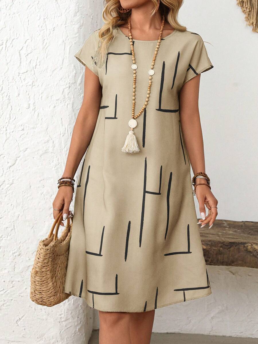 Louise I Kjole med mønster