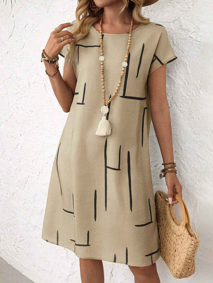 Louise I Kjole med mønster