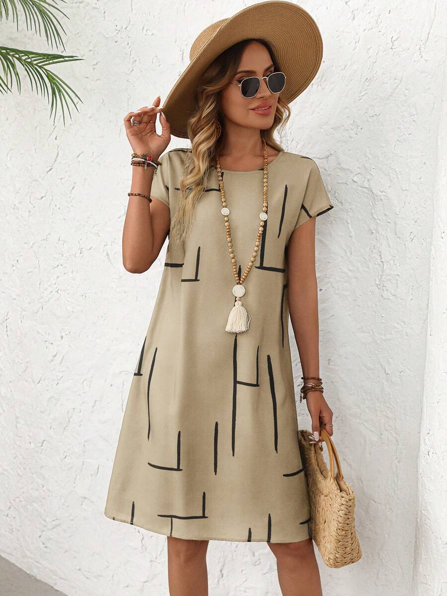 Louise I Kjole med mønster