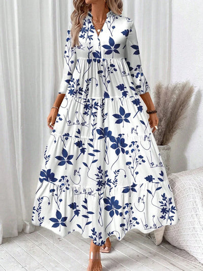 Freja™ Sommerkjole i Planteprin