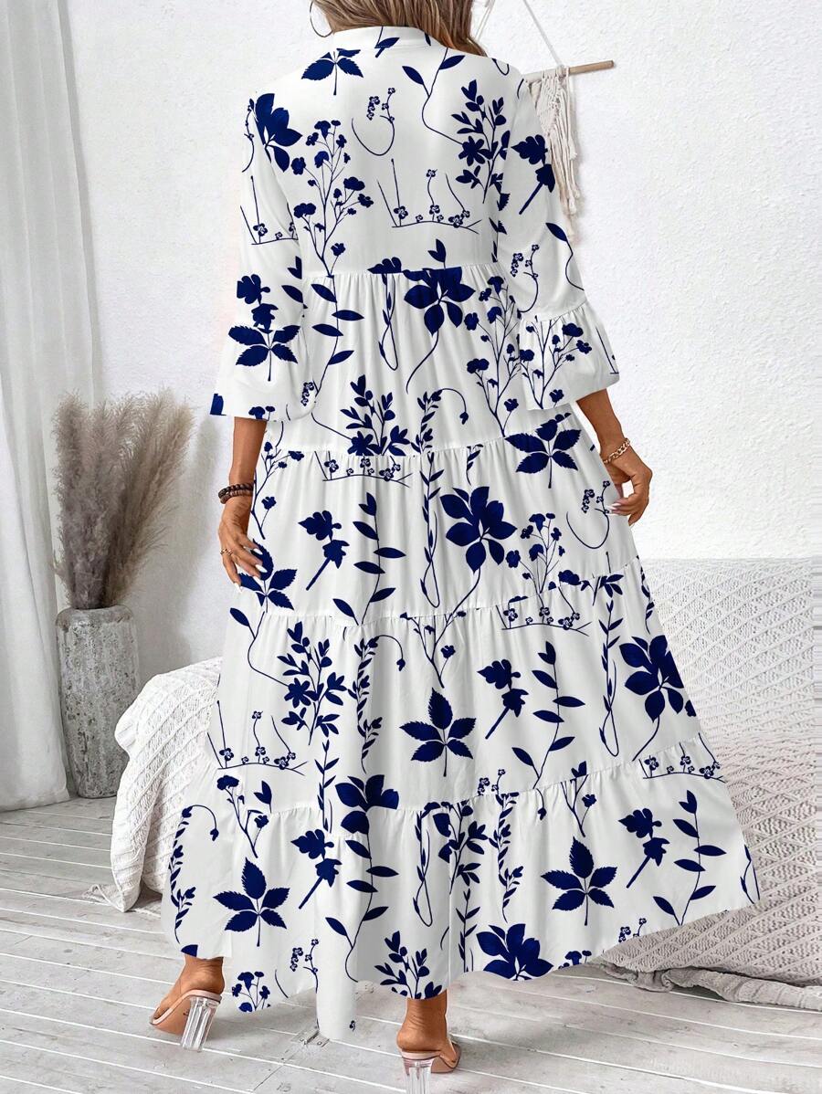 Freja™ Sommerkjole i Planteprin