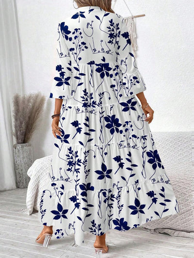 Freja™ Sommerkjole i Planteprin