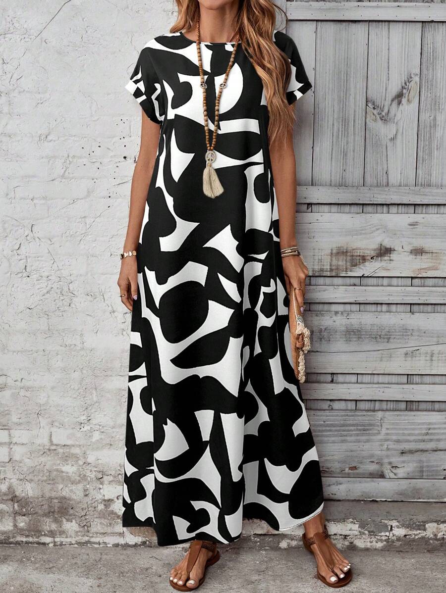 Lisa I Kjole med mønster