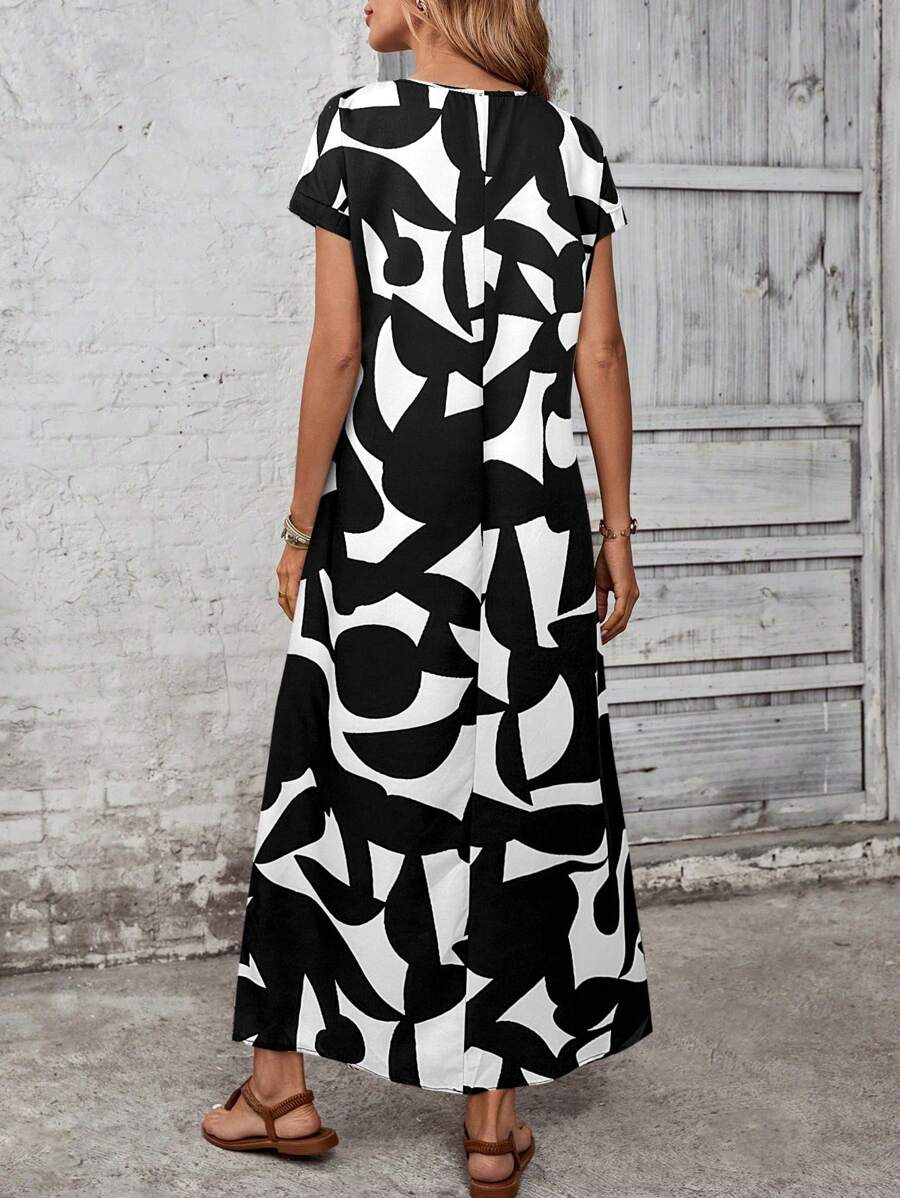 Lisa I Kjole med mønster