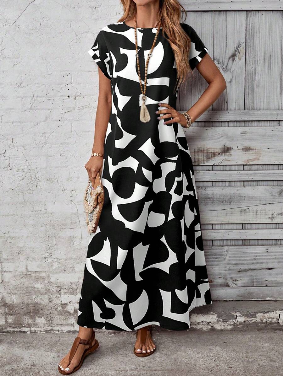 Lisa I Kjole med mønster