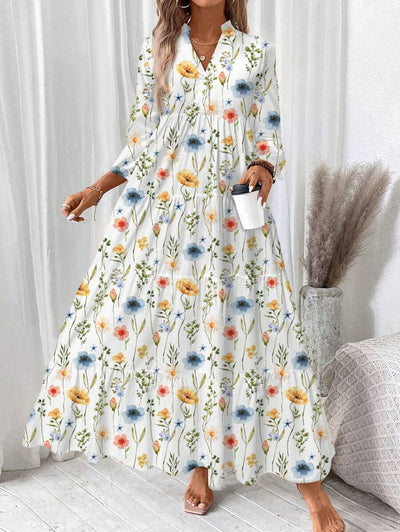 Freja™ Sommerkjole i Planteprin