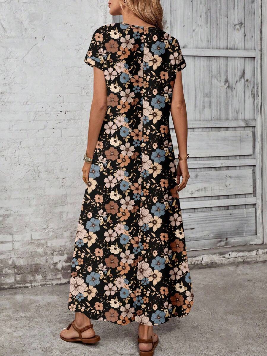 Lisa I Kjole med mønster