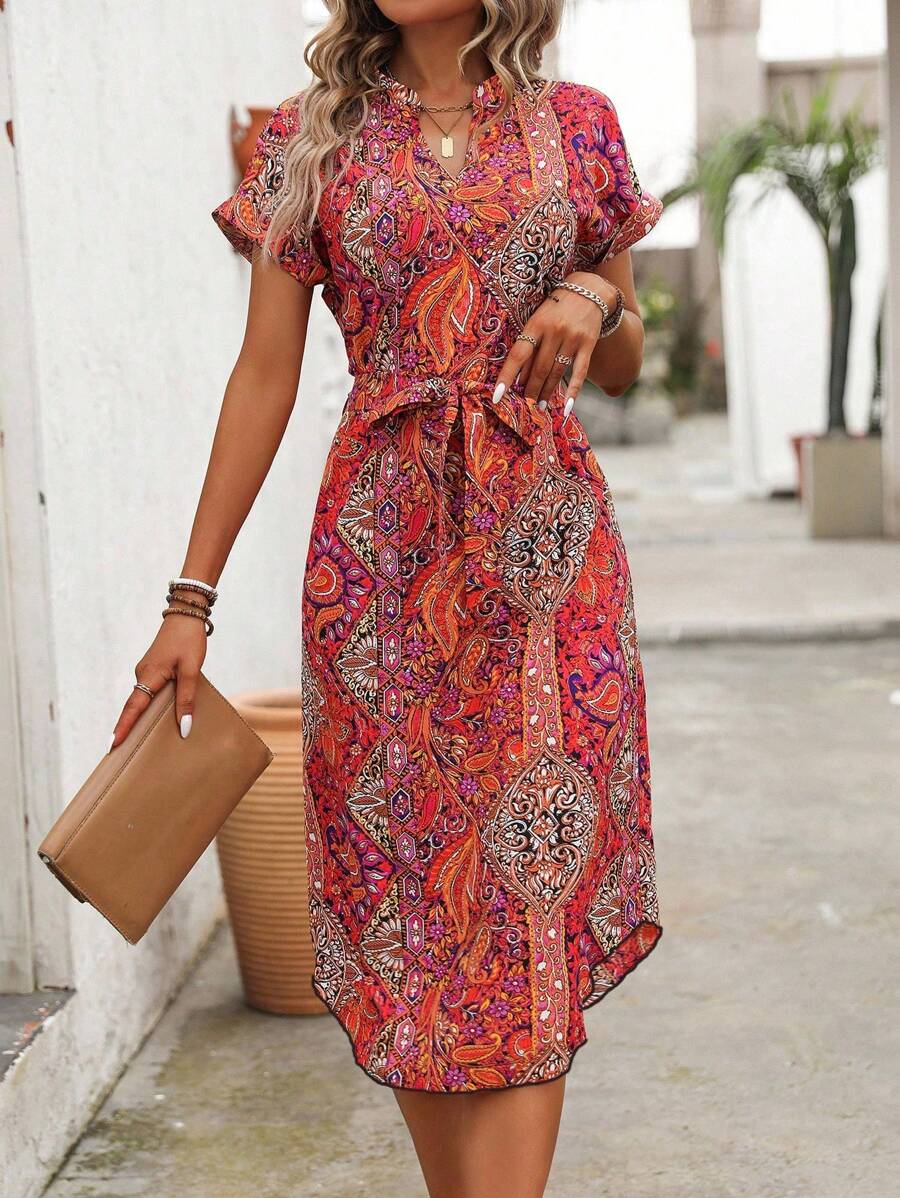 Maria I Kjole med mønster