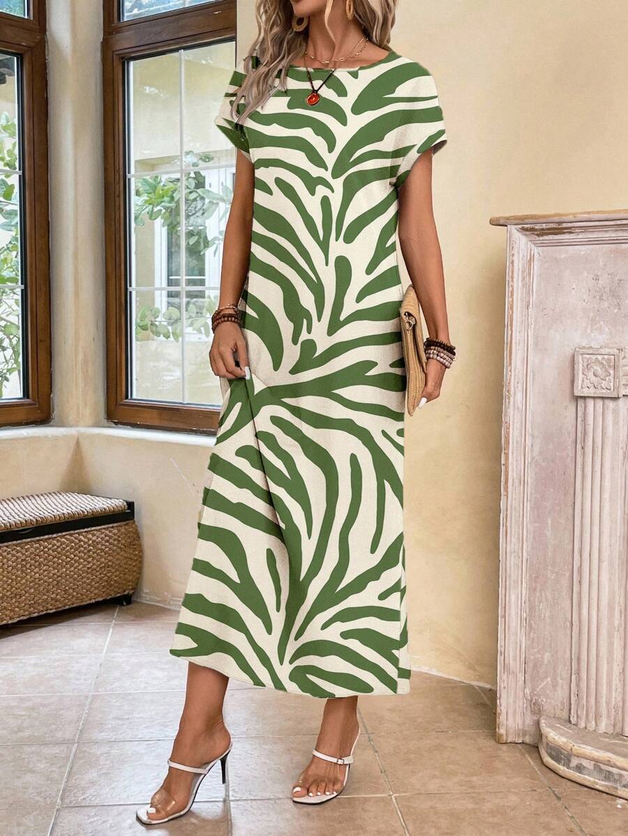 Lisa I Kjole med mønster