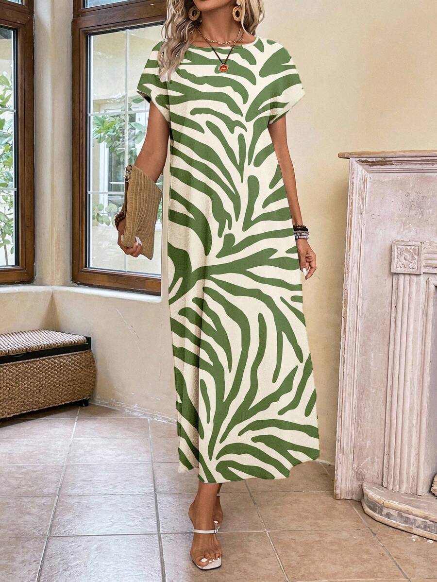 Lisa I Kjole med mønster