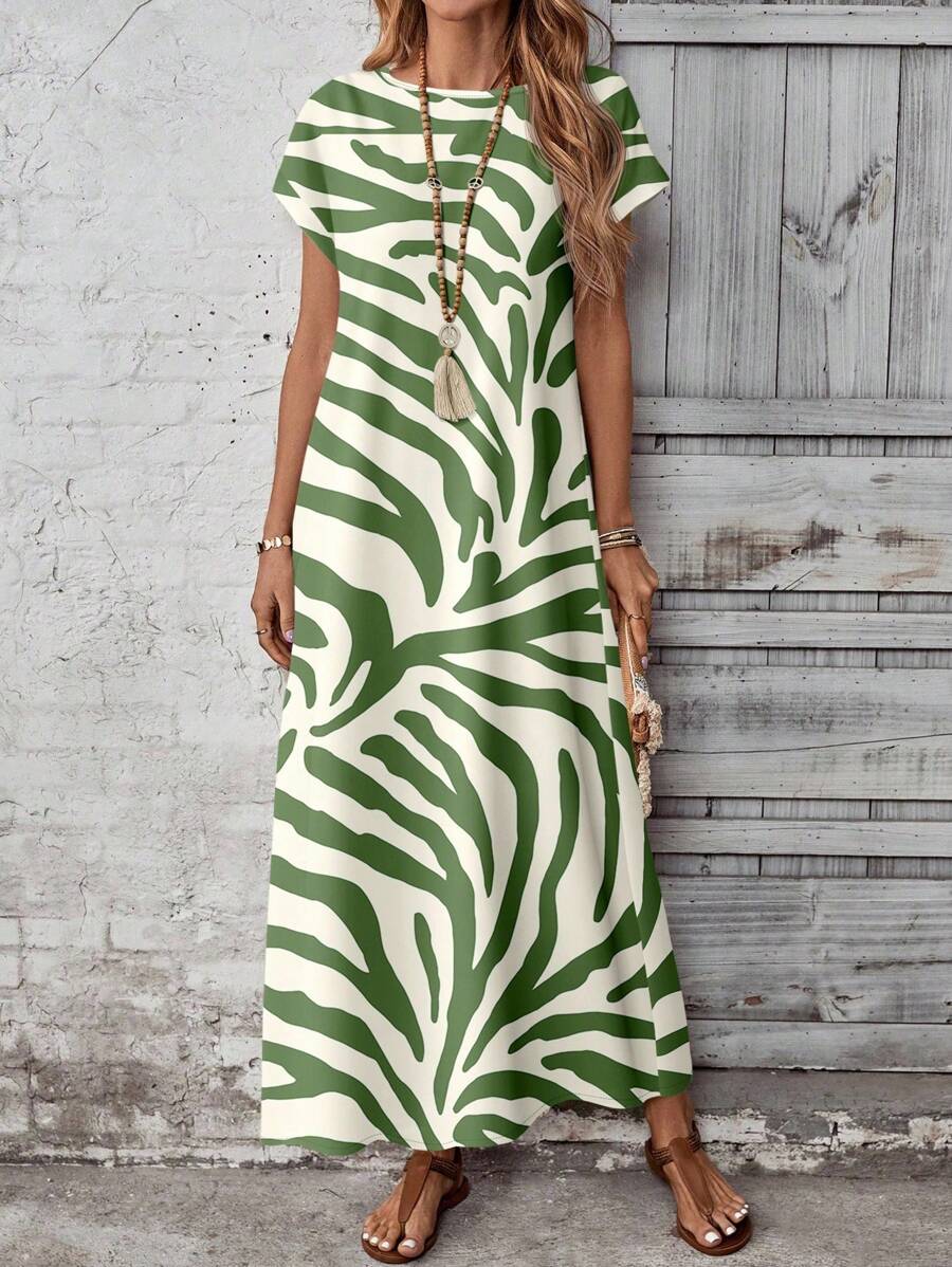 Lisa I Kjole med mønster