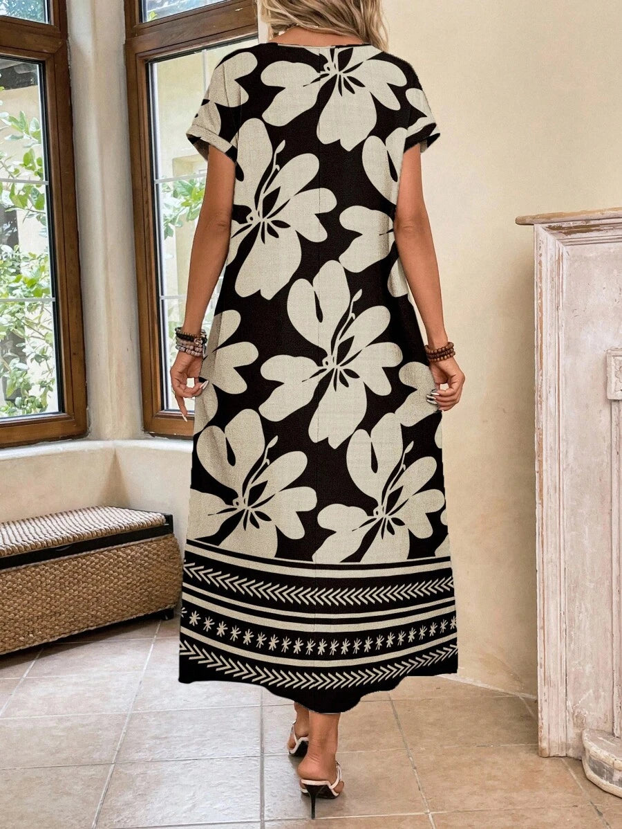 Lisa I Kjole med mønster