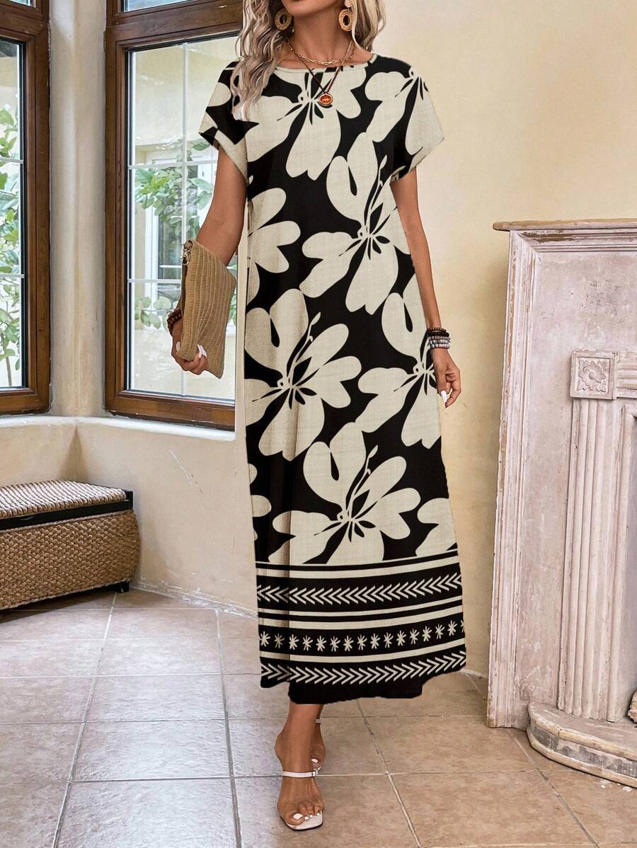 Lisa I Kjole med mønster