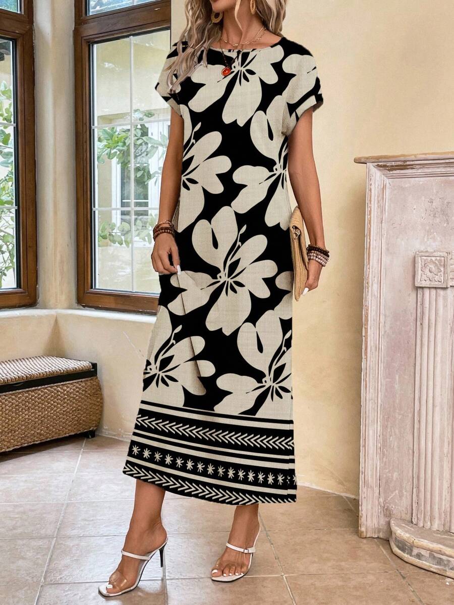 Lisa I Kjole med mønster