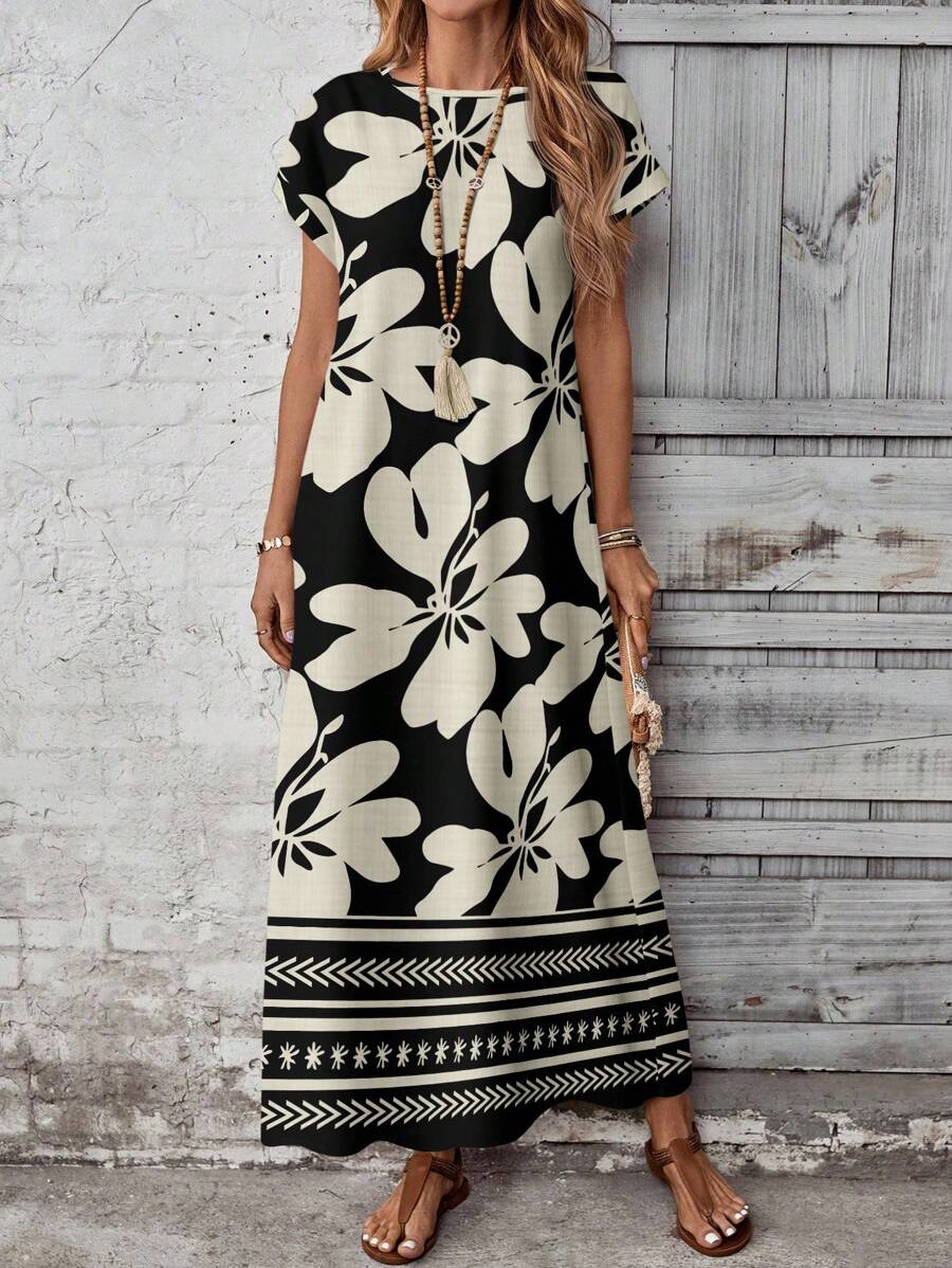 Lisa I Kjole med mønster