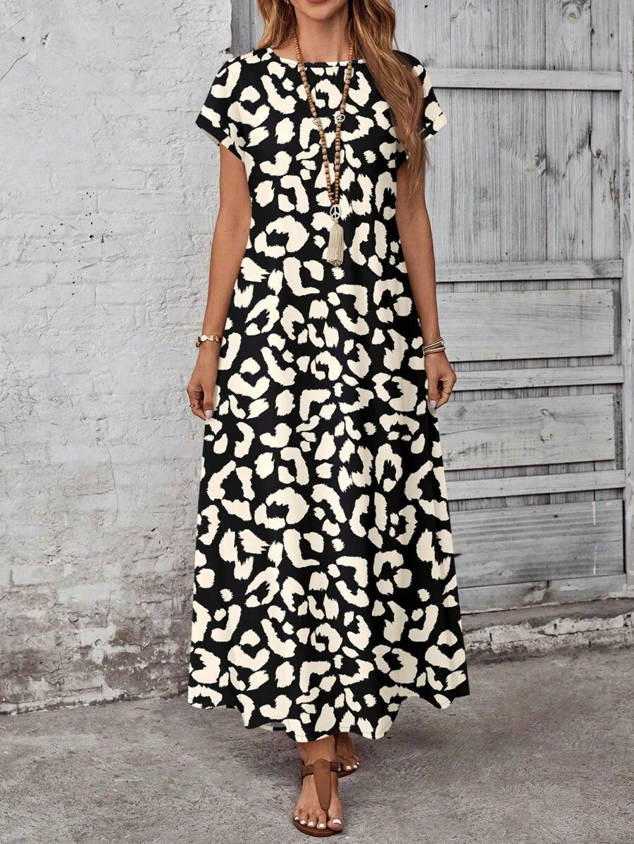 Lisa I Kjole med mønster