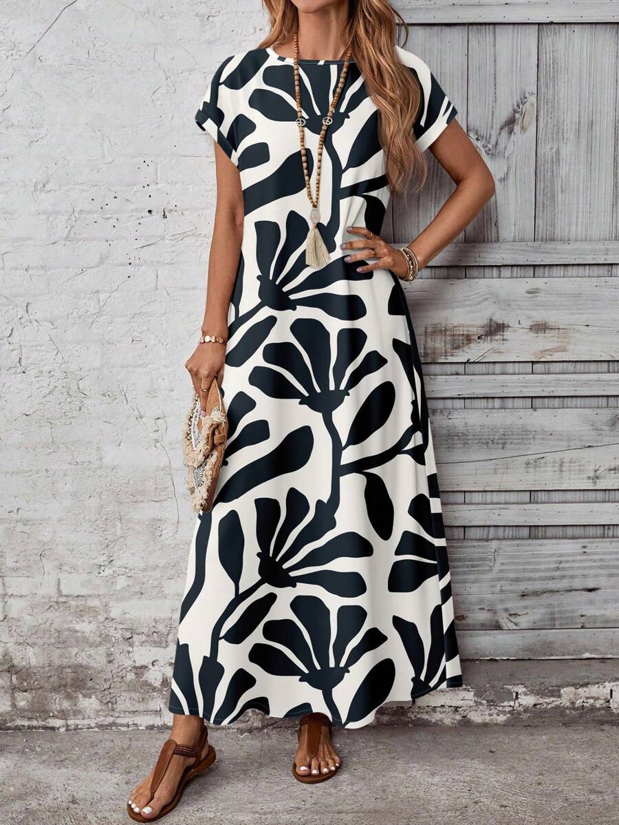 Lisa I Kjole med mønster