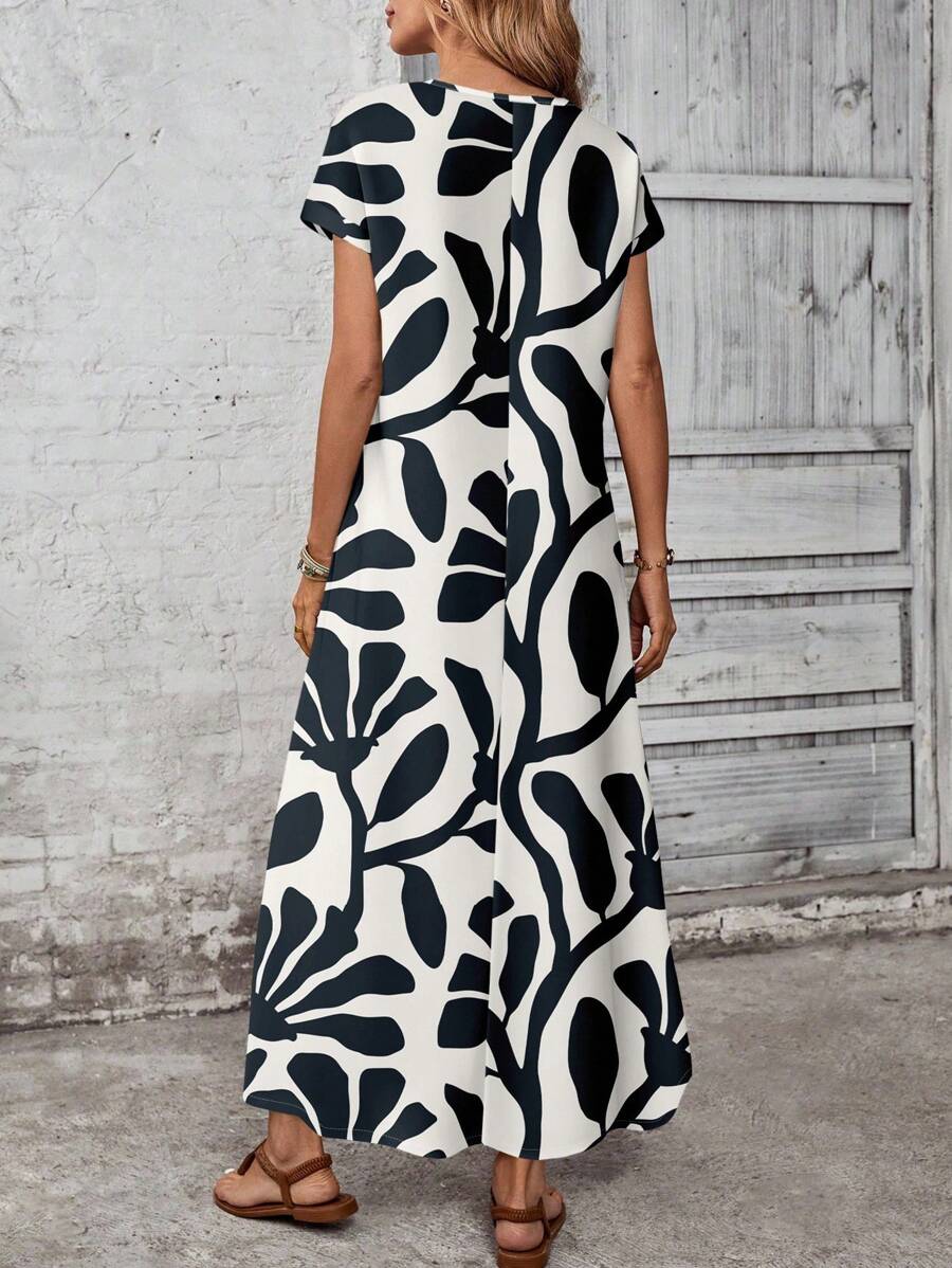 Lisa I Kjole med mønster