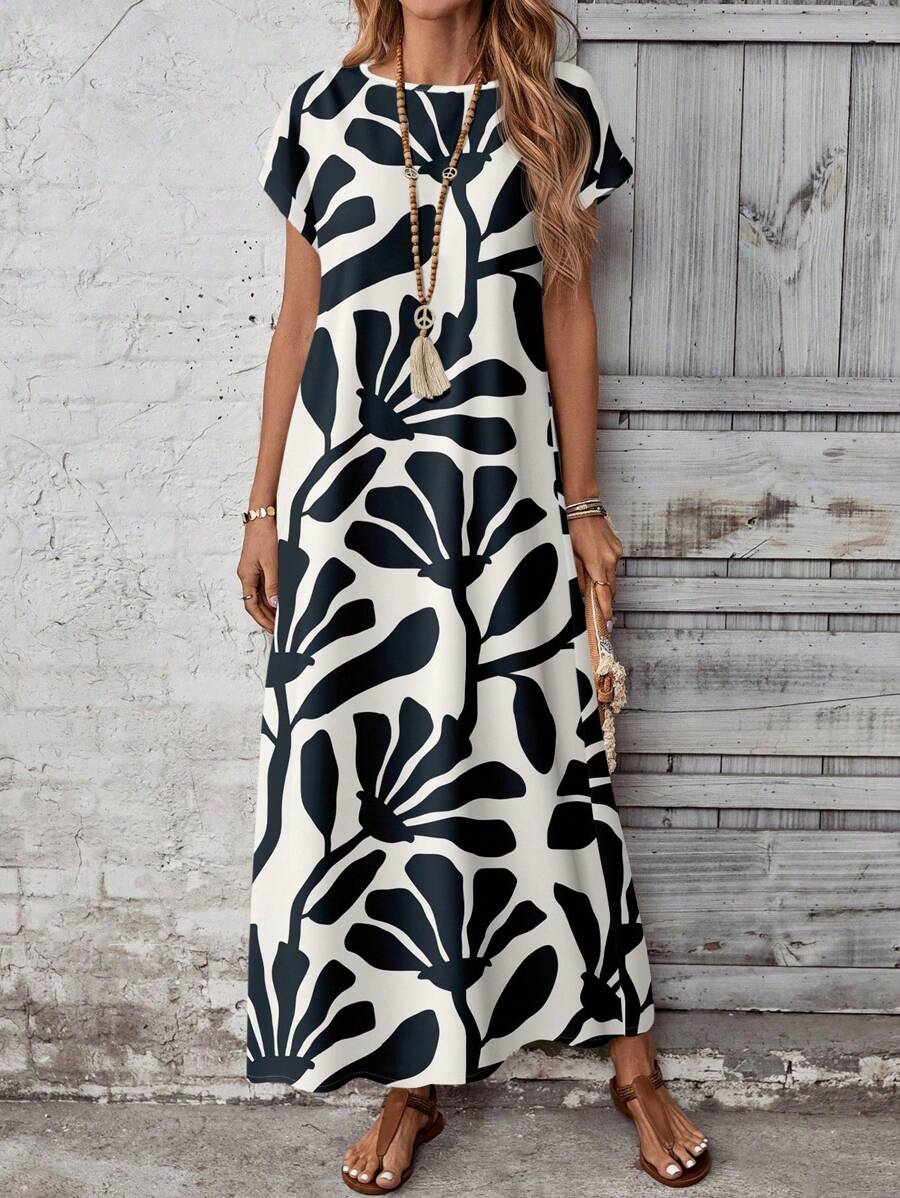 Lisa I Kjole med mønster